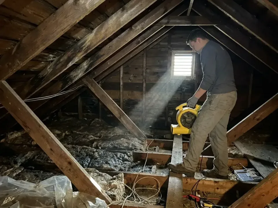 attic-water-damage-drying-proc-007 — frequently asked questions, Emergency Water Extraction & 24/7 Flood Response in Carthag…